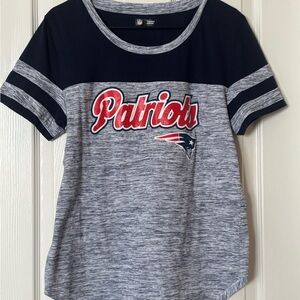 NFL Team Apparel Navy and Gray Shirt